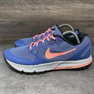 Nike Air Zoom Wildhorse 3 Shoes Womens Size 9 Blue Pink Sneakers 749337-403
